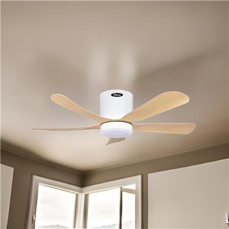 FIERO CEILING FAN MARTIN LED 42 INCH 5 BLADE PINE WOOD