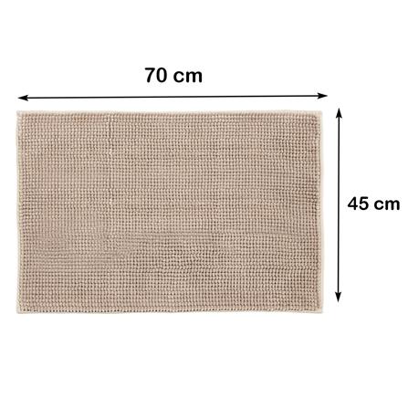 HOME LIVING STYLE RUG CHIN 45X70CM BROWN