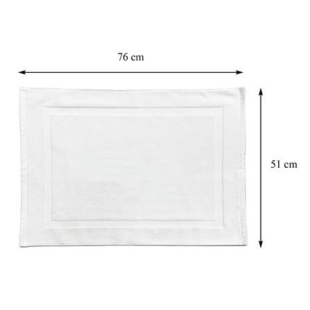 HOME LIVING STYLE TOWEL RUG GRAD 17X28INCH WHITE