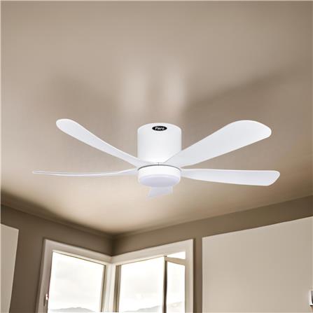 FIERO CEILING FAN MARTIN LED 48 INCH 5 BLADE MATTE WHITE