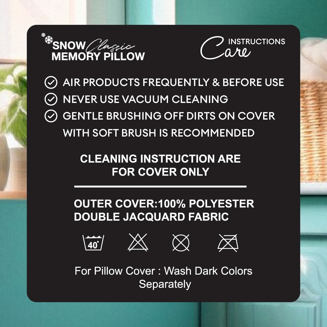 ANN TAYLOR SNOW CLASSIC MEMORY PILLOW