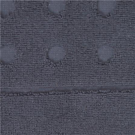 HOME LIVING STYLE TOWEL RUG POLKA 17X28INCH BLUE