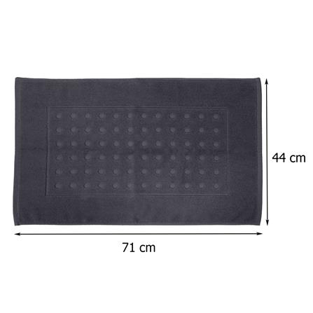 HOME LIVING STYLE TOWEL RUG POLKA 17X28INCH BLUE