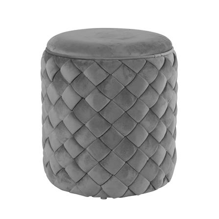 STOOL OTTOMAN FURDINI ANTON GREY
