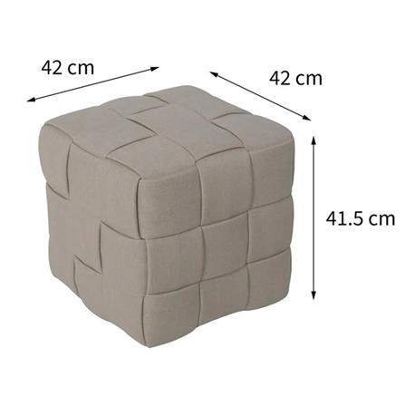 STOOL FURDINI CUBIC BROWN