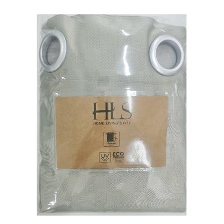 HOME LIVING STYLE CURTAIN EYELET QUARRY UV 150X250CM GRAY