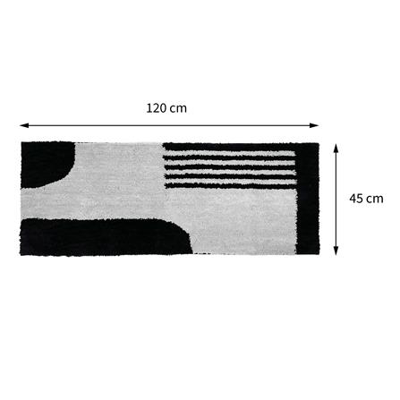 HOME LIVING STYLE RUG JUNO 45X120CM GRAY