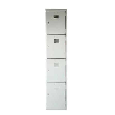 HIGH CABINET 4 COMPARTMENT STEEL S114/B GREY