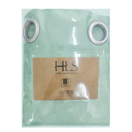 HOME LIVING STYLE CURTAIN EYELET QUARRY UV 150X250CM GREEN