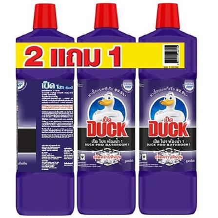 BATHROOM CLEANER DUCK 900ML PURPLE 2FREE1