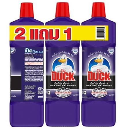 BATHROOM CLEANER DUCK 900ML PURPLE 2FREE1
