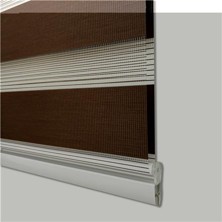 HOME LIVING STYLE COMBI BLIND EDEN 190X183CM BROWN