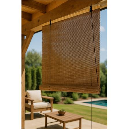 HOME LIVING STYLE BAMBOO BLIND NUBO 4X7FT BROWN