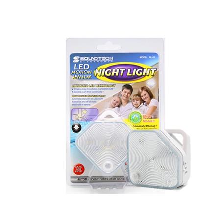 LED MOTION SENSOR NIGHT LIGHT NL-89 WARM WHITE SOUNDTEOH