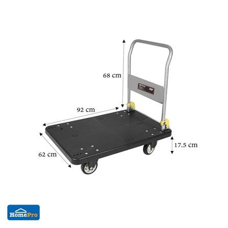 FOLDABLE PLATFORM TRUCK MATALL FD300 300KG 4-WHEEL BLACK [EXCLUSIVE FROM HOMEPRO THAILAND]