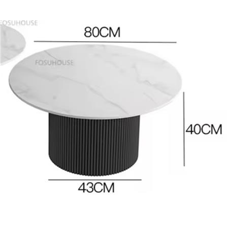 COFFEE TABLE SINTED STONE EDWD5624 WHITE