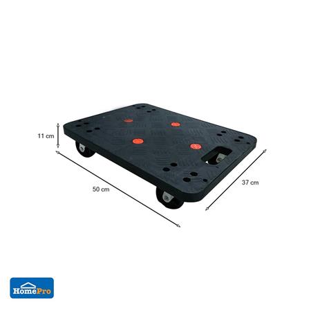 DOLLY MATALL JR-8059 4-WHEEL 100KG BLACK [EXCLUSIVE FROM HOMEPRO THAILAND]