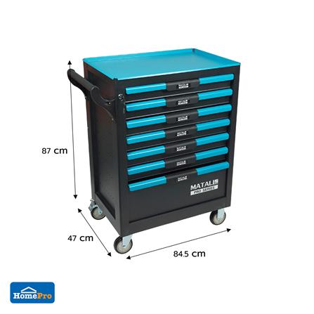 7-TIER TOOL CABINET MATALL PRO EF-6091016 GREEN-BLACK [EXCLUSIVE FROM HOMEPRO THAILAND]