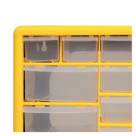 TOOL STORAGE BOX DIY MATALL HL3045-E 30-COMPARTMENT YELLOW [EXCLUSIVE FROM HOMEPRO THAILAND]