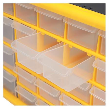 TOOL STORAGE BOX DIY MATALL HL3045-E 30-COMPARTMENT YELLOW [EXCLUSIVE FROM HOMEPRO THAILAND]