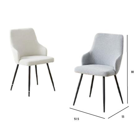 DINING CHAIR EDWD5555 FL.GREY