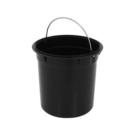 ROUND PEDAL DUSTBIN WITH WOODEN LID ACCO SYLVAN 5L WHITE [EXCLUSIVE FROM HOMEPRO THAILAND]