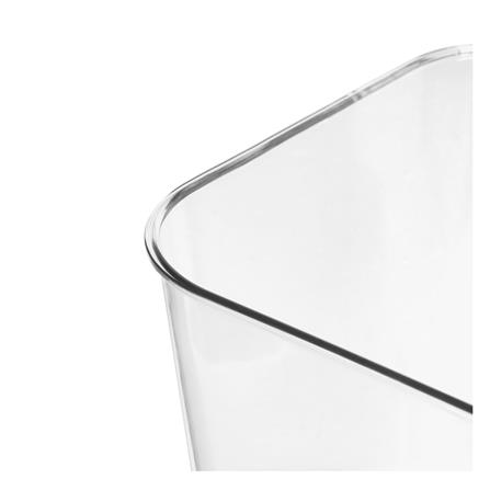 RECTANGULAR DUSTBIN ACCO KLEAR 12.5L CLEAR [EXCLUSIVE FROM HOMEPRO THAILAND]