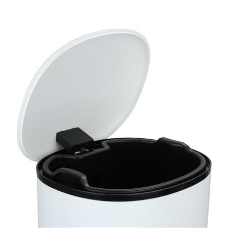 ROUND DUSTBIN PEDAL ACCO MILD SOFT CLOSE 5L WHITE [EXCLUSIVE FROM HOMEPRO THAILAND]