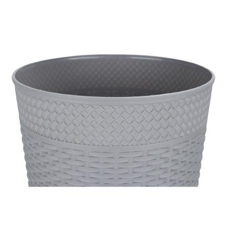 ROUND DUSTBIN ACCO BASKET 10L GRAY [EXCLUSIVE FROM HOMEPRO THAILAND]