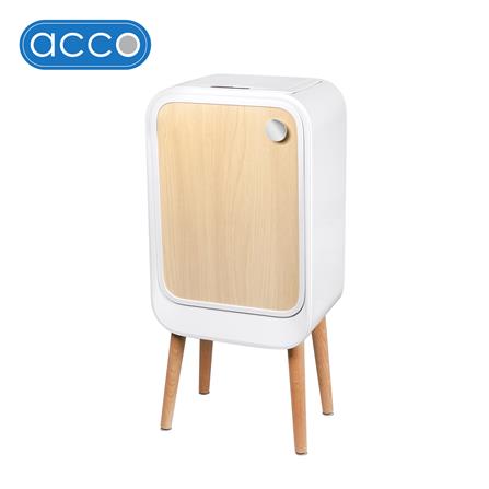 SMART DUSTBIN WITH WOOD LEGS ACCO 20L WHITE OAK [EXCLUSIVE FROM HOMEPRO THAILAND]