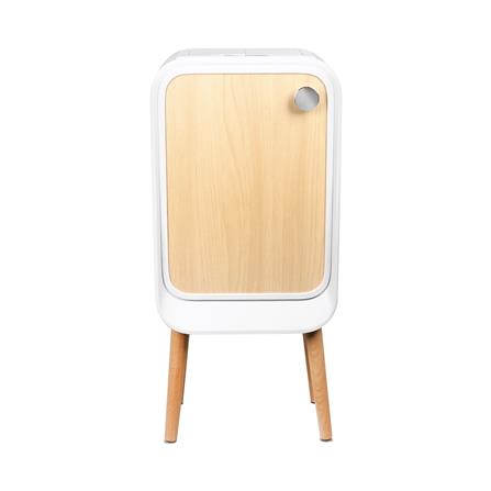 SMART DUSTBIN WITH WOOD LEGS ACCO 20L WHITE OAK [EXCLUSIVE FROM HOMEPRO THAILAND]