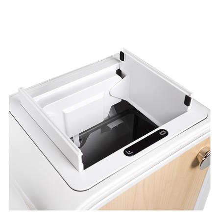 SMART DUSTBIN WITH WOOD LEGS ACCO 20L WHITE OAK [EXCLUSIVE FROM HOMEPRO THAILAND]