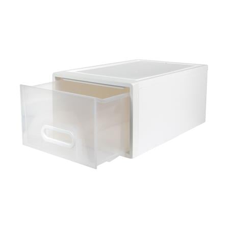 DRAWER BOX STACKO MODULAR 15L 45X30X20.5CM WHITE [EXCLUSIVE FROM HOMEPRO THAILAND]