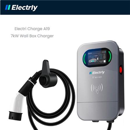 ELECTRLY EV CHARGER A19-7kW SINGLE PHASE WALL BOX