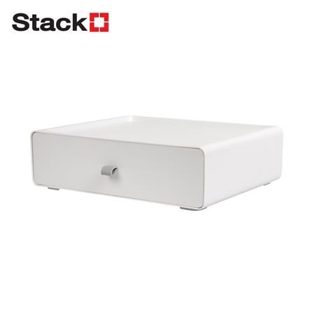 MINI DRAWER STACKO CUBE M 26.8x21x8CM WHITE [EXCLUSIVE FROM HOMEPRO THAILAND]