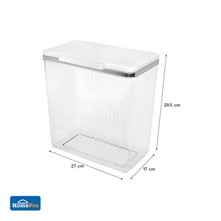 WALL-MOUNTED DUSTBIN ACCO KLEAR 9L CLEAR [EXCLUSIVE FROM HOMEPRO THAILAND]