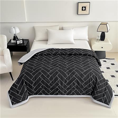 HLS COMFORTER 150X220CM ZIGZAG BLACK_S
