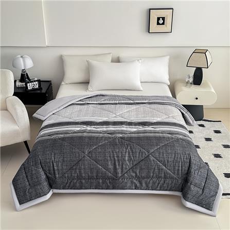 HLS COMFORTER 150X220CM STRIPE BLACK_S