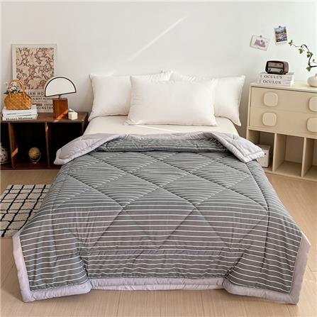 HLS COMFORTER 150X220CM STRIPE GREY_S