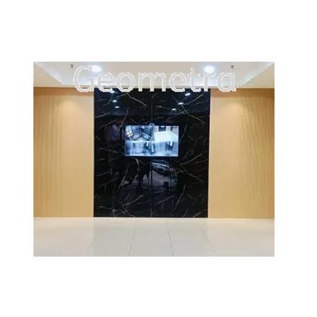 GEOMETRA PVC MARBLE SHEET 120X280X0.3CM PV16 BLACK MIRAGE MARBLE 3.36M2