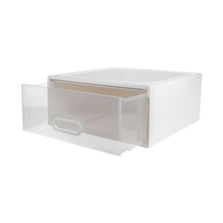 DRAWER BOX STACKO MODULAR 25L 45X45X20.5CM WHITE [EXCLUSIVE FROM HOMEPRO THAILAND]