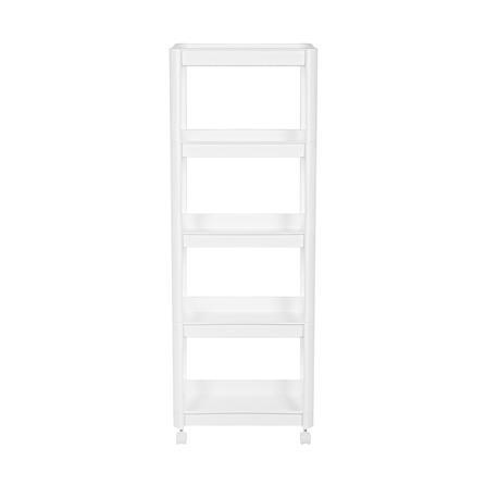 5-TIER UTILITY CART STACKO VODA 40X22.5X118.5CM WHITE [EXCLUSIVE FROM HOMEPRO THAILAND]