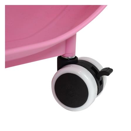 3-TIER ROLLING STORAGE CART STACKO KID VIVE 50X32X78CM PINK [EXCLUSIVE FROM HOMEPRO THAILAND]