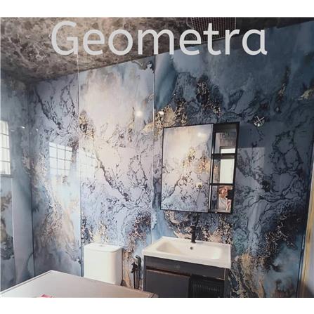 GEOMETRA PVC MARBLE SHEET 120X280X0.3CM PV19 SKY BLUE MARBLE 3.36M2