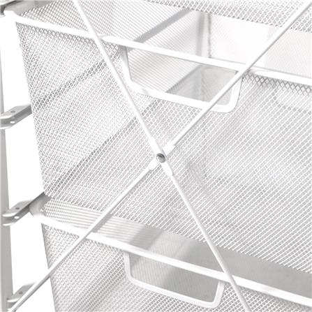 4-TIER DRAWER UNIT WITH WOOD TOP STACKO FLEXI 35.6X51.4X69.7CM WHITE [EXCLUSIVE FROM HOMEPRO THAILAND]