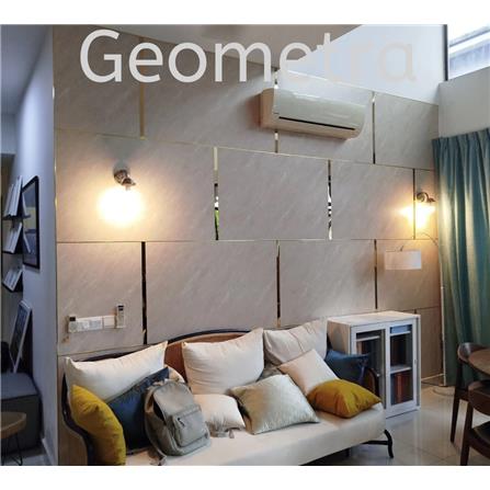 GEOMETRA PVC MARBLE SHEET 120X280X0.3CM PV20 MATTE CREAM MARBLE 3.36M2