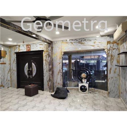 GEOMETRA PVC MARBLE SHEET 120X280X0.3CM PV02 3.36M2
