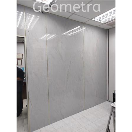 GEOMETRA PVC MARBLE SHEET 120X280X0.3CM PV14 NATURAL MARBLE 3.36M2