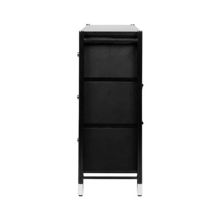 6-DRAWER LEATHER STORAGE UNIT STACKO LUZZO 88.5X30X76.3CM BLACK [EXCLUSIVE FROM HOMEPRO THAILAND]