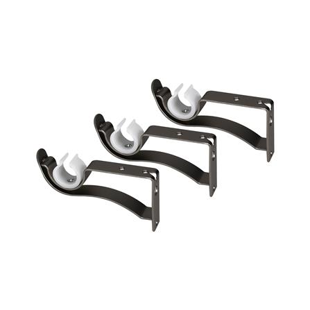 BNT CURTAIN ROD 25MM LANI 120-210 BK [EXCLUSIVE FROM HOMEPRO THAILAND]